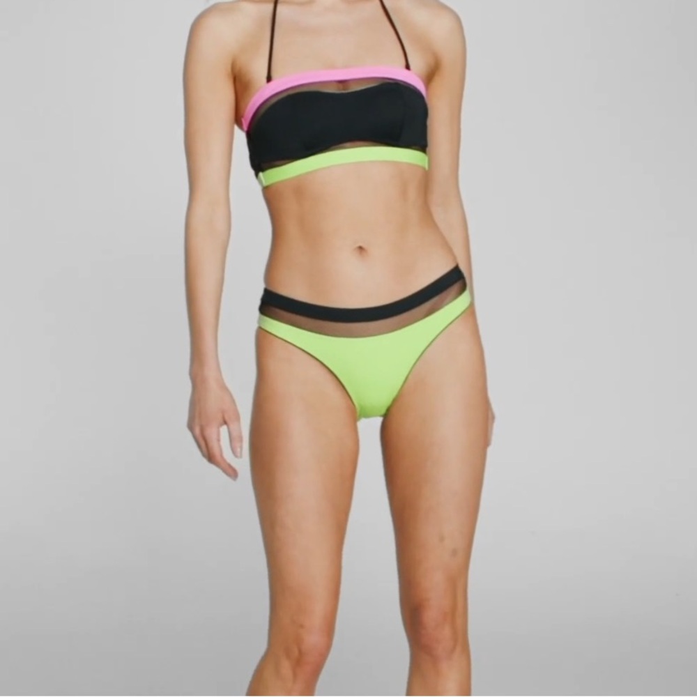 Agent Provocateur Zendaya Neon Green bottom size 2 like new